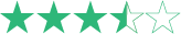 3 and a half stars